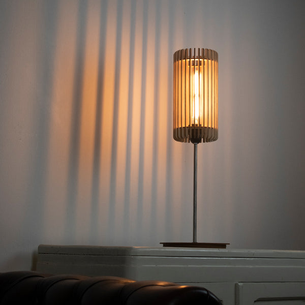Tubo Nachtkastlampje - Naturel hout