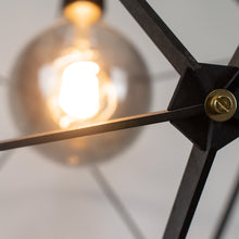 Afbeelding in Gallery-weergave laden, Icosy geometrische hanglamp zwart