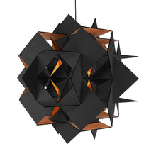 Afbeelding in Gallery-weergave laden, Geometrische lamp zwart