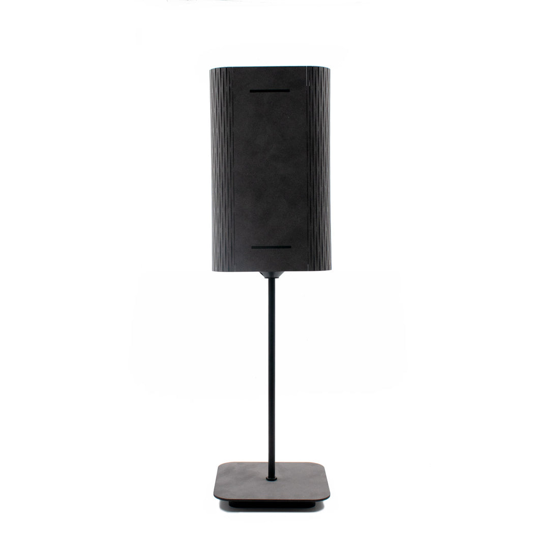 Bureaulamp zwart hout 