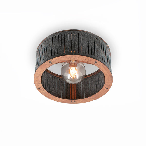 Akoestische plafondlamp Cilindro