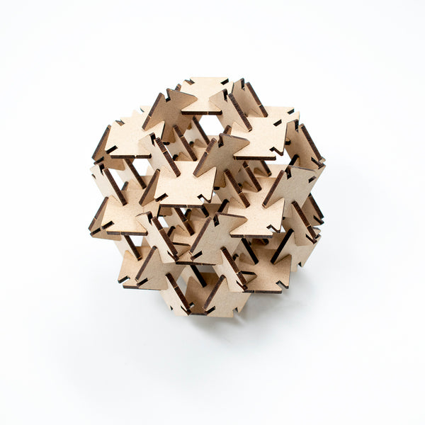 IQ Puzzel hout Triangulus