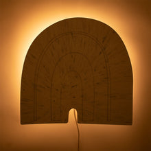 Afbeelding in Gallery-weergave laden, Japandi wandlamp Niji boog in het donker
