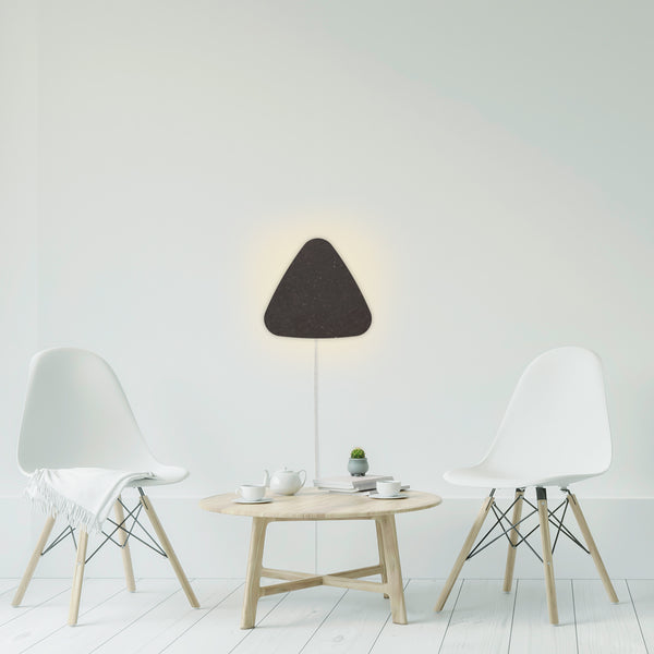Interstellar wandlamp triangle - Hout