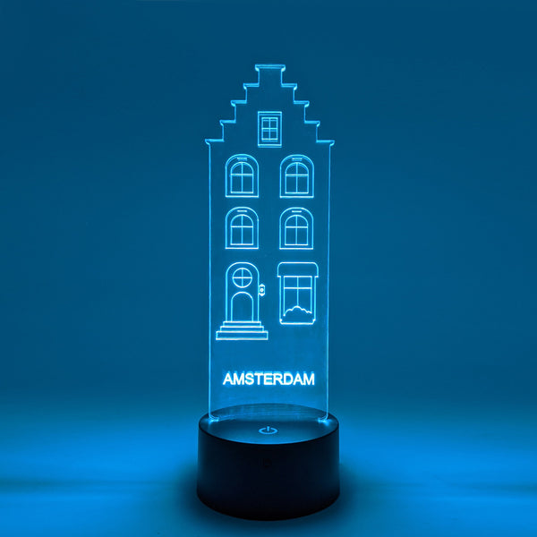Amsterdams grachtenpand lampje