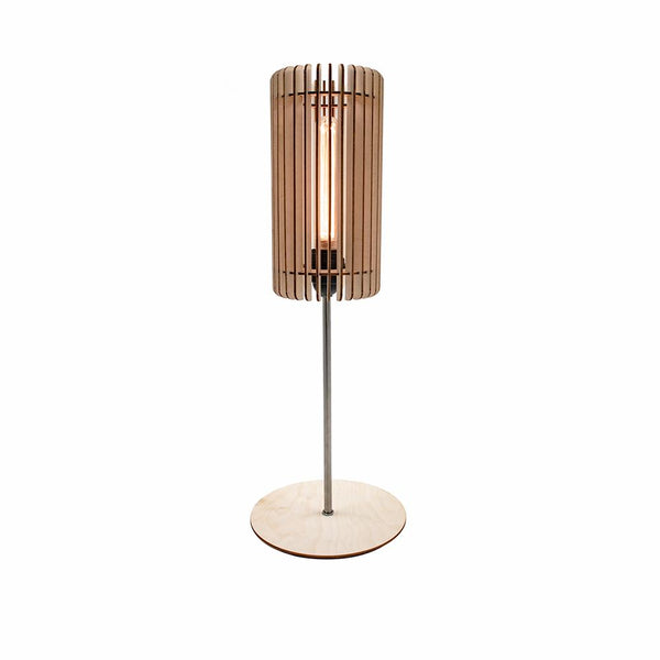 Tubo Nachtkastlampje - Naturel hout