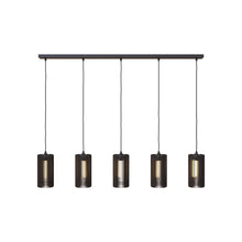 Afbeelding in Gallery-weergave laden, Tubo hanglamp vijf kappen

